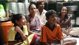 Sangita and her family