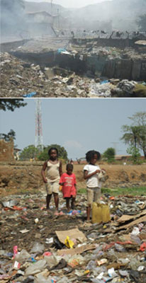 Wastepickers in Sierra Leone