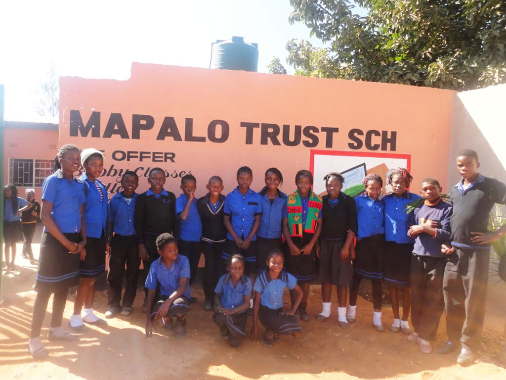 The Unforgotten sponsored students at the Mapalo School