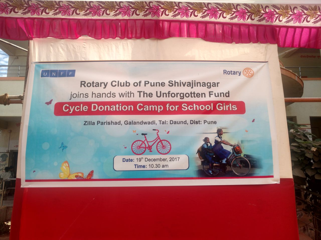 Bicycle Donation Camp, Pune