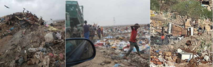 Chabelley Trash Dump in Djibouti City, Djibouti